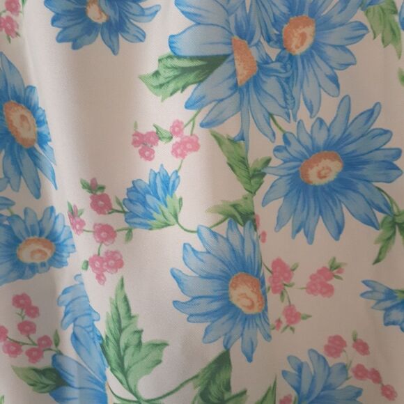 Nwt Voluminous Floral Puff Sleeve Blouse - Picture 5 of 14